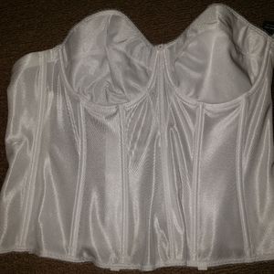 Dominique Satin Corset Bridal Bra Size 44B